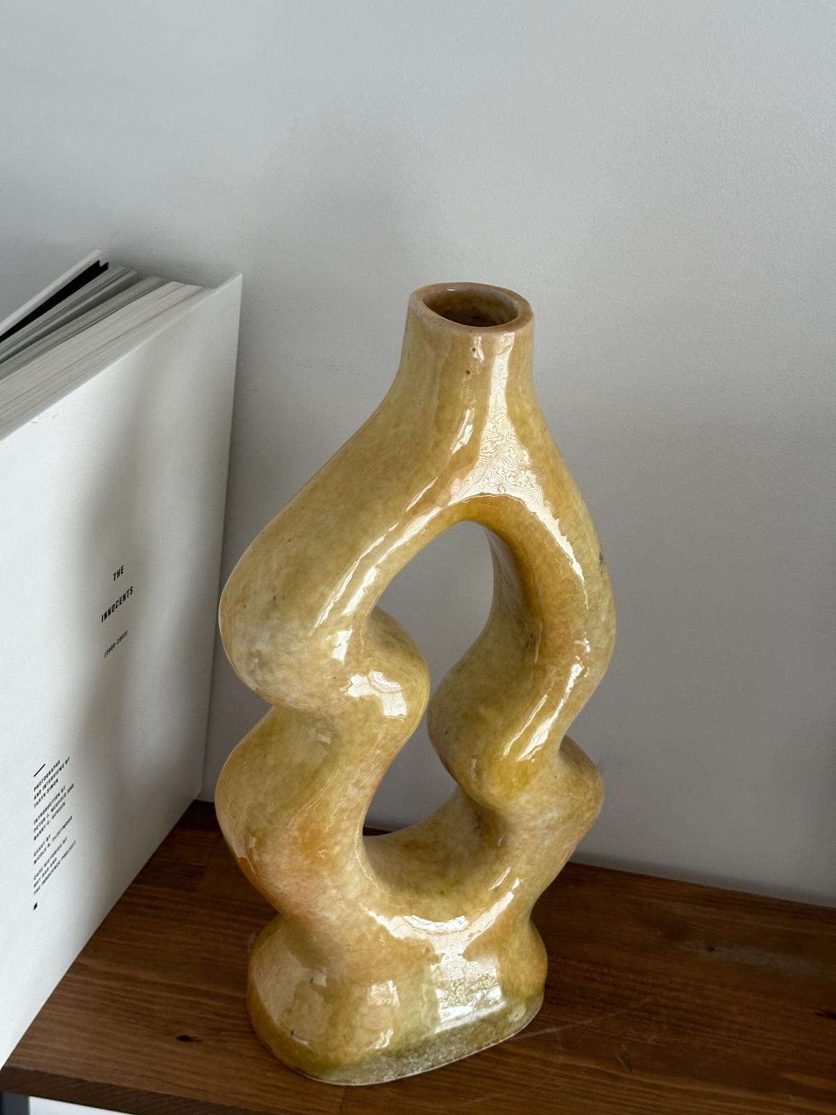 Handmade ceramic vase